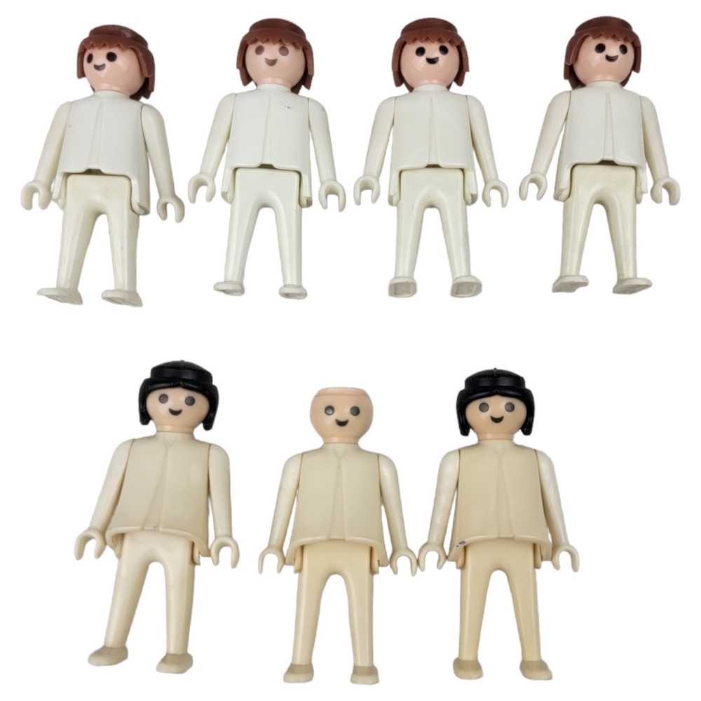 Playmobil 3" Figures Set of 7 - Geobra 1974